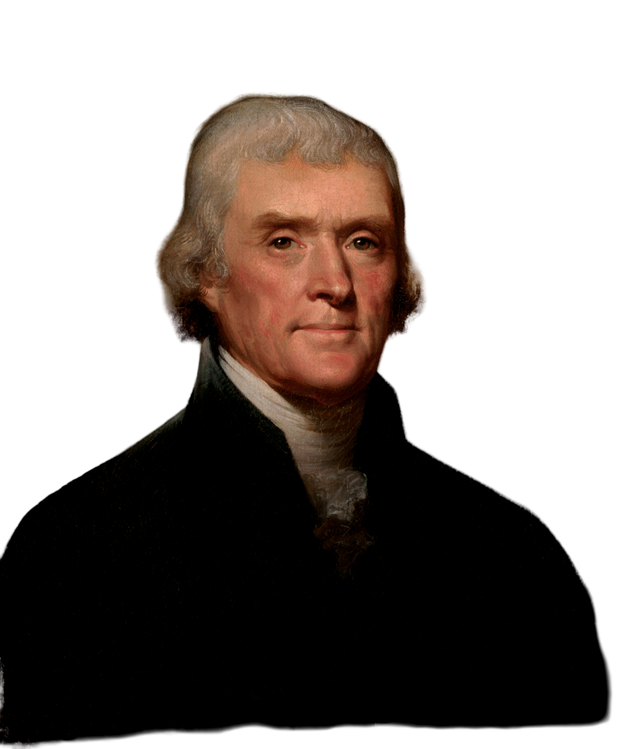 Official portrait of Thomas Jefferson